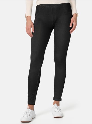 Nur Die Treggings in Jeans-Optik in Schwarz