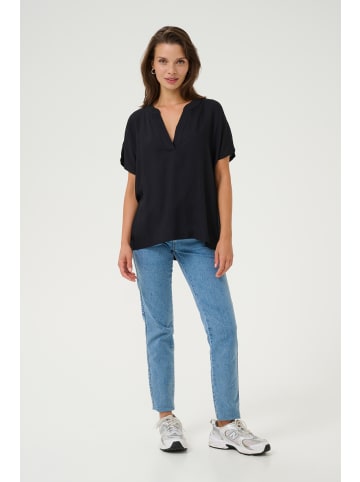 Kaffe Bluse kurzarm KAano Regular fit in Black Deep