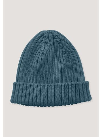 Hessnatur Strickmütze in lagunenblau