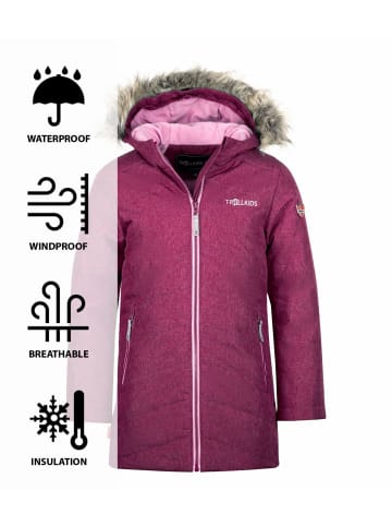 Trollkids Winterjacke "Lifjell" in Pflaume/Violett