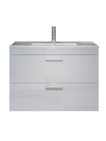 ebuy24 Unterschrank Devon Weiß 81 x 47 cm