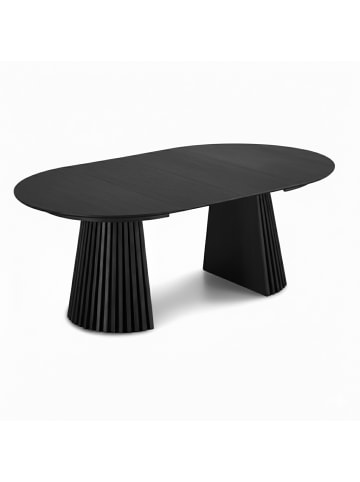 ebuy24 Essgruppe Tokyo Highline 7-teilig Schwarz, Beige 120 x 120 cm