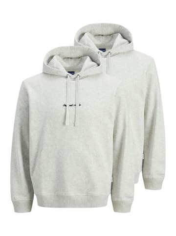 Jack & Jones Sweatshirt / Hoodie Norrebro in Hellgrau