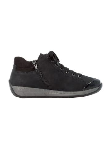 rieker Komfort Schnürschuhe in Schwarz