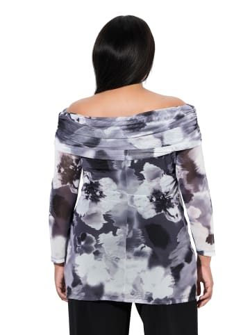 Ulla Popken Shirt in schwarz