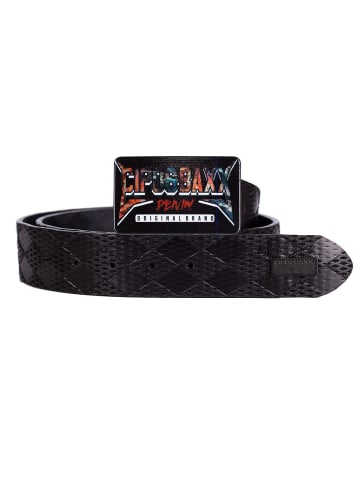 Cipo & Baxx Gürtel  110cm x 3,8 in Black