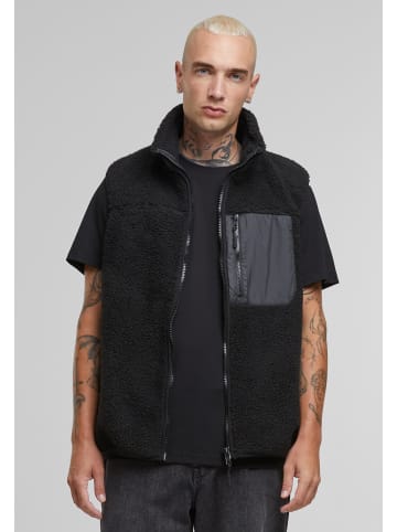 Urban Classics Urban Classics Sherpa Vest in black