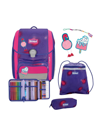 Scout Genius Schulranzen-Set 4-teilig in Summer