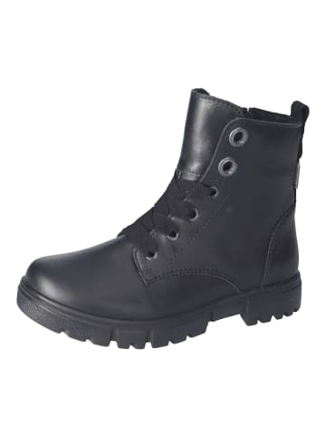 Ricosta Grundschule Warmfutter Stiefelette in schwarz