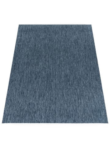 KADIMA DESIGN Teppich Kurzflor Unifarben Wohnzimmer in Dunkelblau