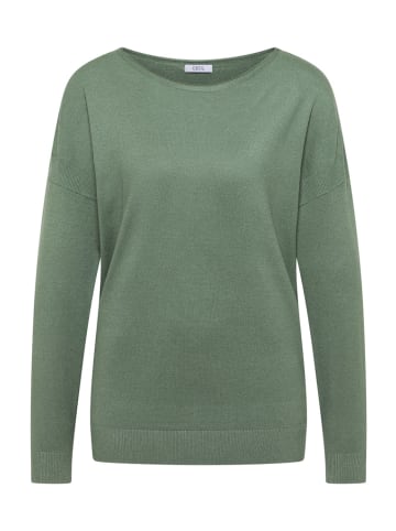 Cecil Pullover mit Strukturdetail in Grün