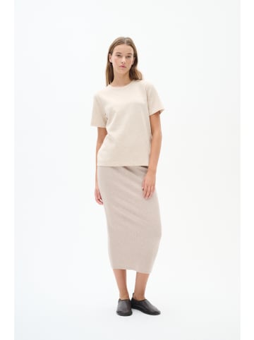 InWear T-shirt VincentIW Gerade Passform in Vanilla Melange