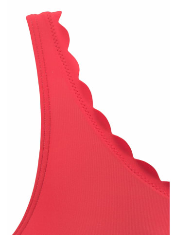 LASCANA Bustier-Bikini-Top in rot