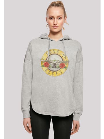 F4NT4STIC Oversized Hoodie Guns 'n' Roses Band in grau