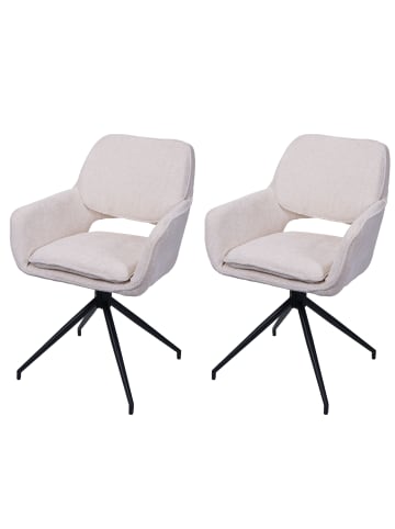 MCW 2er-Set Esszimmerstuhl N74, Creme