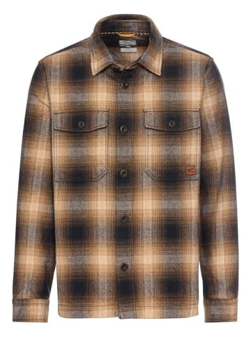 Camel Active Langarmhemd in sepia brown