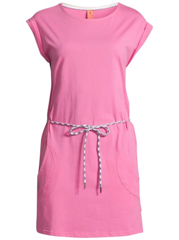Salzhaut Midikleid für Damen in rosa