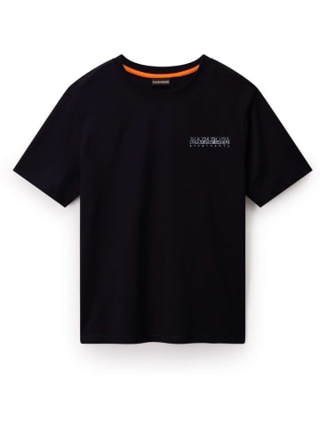 Napapijri T-Shirt "S-Turrach Ss" in Schwarz
