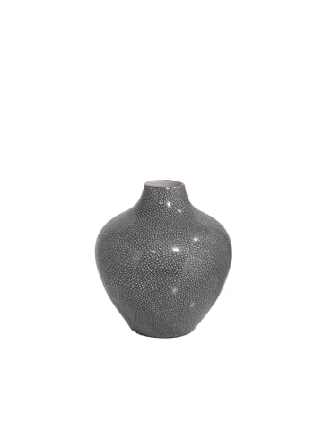 Fink Vase "Gloria" in Grau/ Gold - H. 26 cm - D. 24 cm