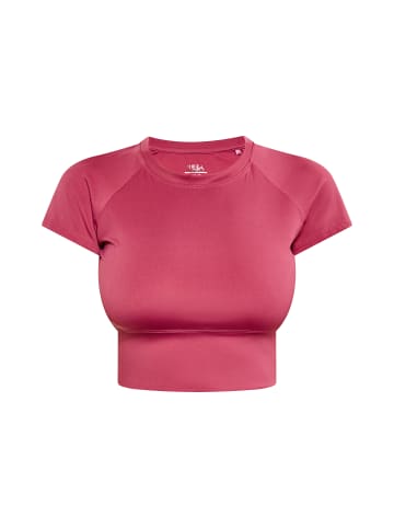 IZIA Crop-Top in Dunkelrosa