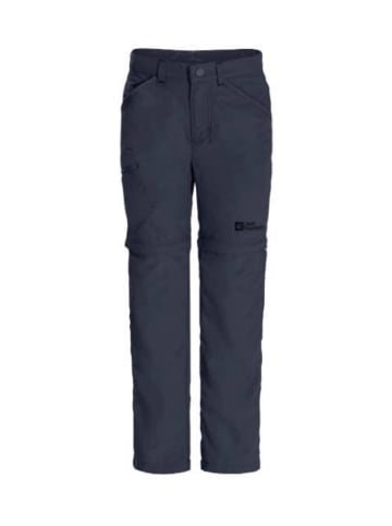 Jack Wolfskin Outdoorhosen SAFARI ZIP OFF PANTS K in Blau