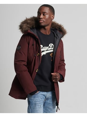 Superdry Rookie Daunenparka in Granat