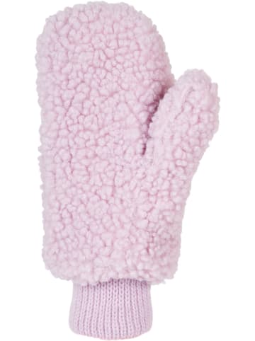 styleBREAKER Teddyfleece Fausthandschuhe in Flieder