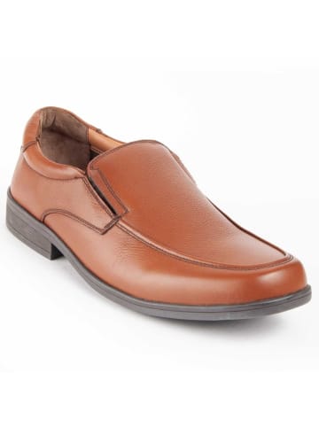 Purapiel Mokassins Weiße Schuhe Confore8 in Braun