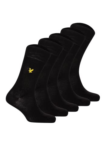 Lyle and Scott Socken 5er Pack in Schwarz