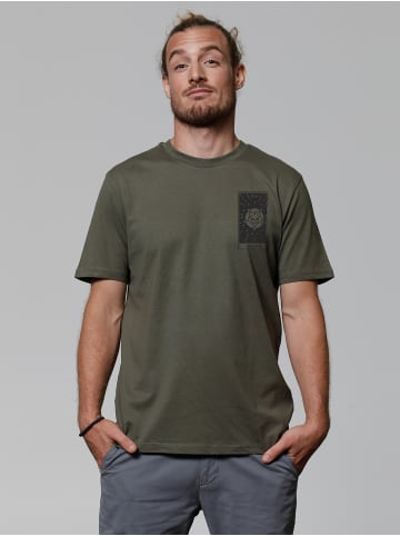 wat? Apparel T-Shirt Tarot Death in Khaki