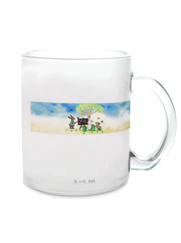 Mr. & Mrs. Panda Henkeltasse Ostern Hasenschule ohne Spruch in Transparent