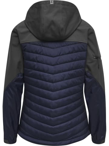 Hummel Jacke "Hmlnorth Hybrid Jacket Woman" in Grau
