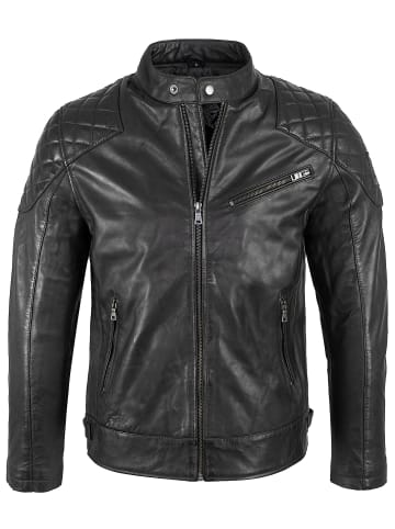 Rock Creek Lederjacke in Schwarz