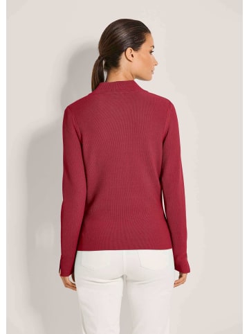 MADELEINE Sportiver Blazer mit Stehkragen in rubinrot