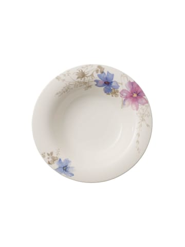 Villeroy & Boch Suppenteller Mariefleur Gris Basic ø 23,1 cm bunt in bunt