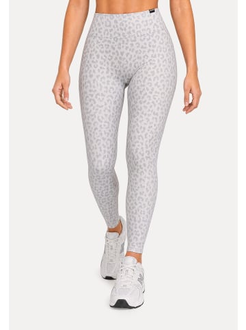 SMILODOX LEO Leggings Velvara in Grau Leo