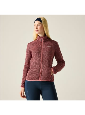Regatta Newhill Midlayer Strickfleecejacke in pink