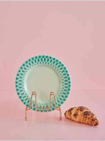 Rice Frühstücksteller Keramik in aqua