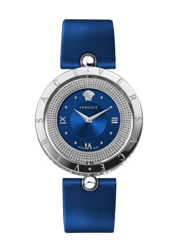 Versace Analoguhr für Damen in blau