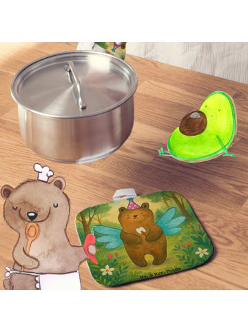 Mr. & Mrs. Panda 2er Set Topflappen  Bär Zahnfee Design ohne Spruch in Weiß