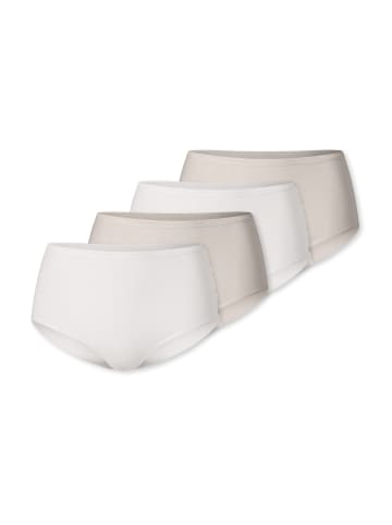 Schiesser Midi Slip Modal Essentials in Offwhite / grau