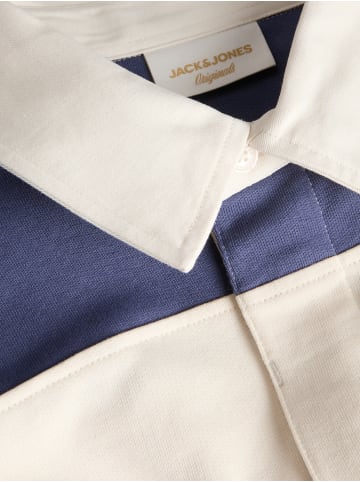 JACK & JONES Junior Sweatshirt Polokragen Jorsalamanco Rugby Polo in crown blue