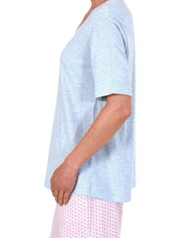 NORMANN Shirt Top kurzarm Mix & Match - 45377 in hellblau