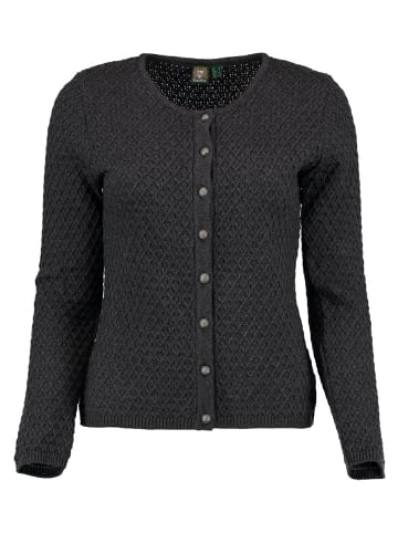 OS-Trachten Strickjacke Hadeko in anthrazit