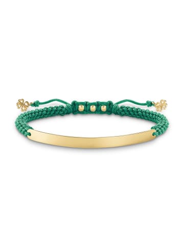 Thomas Sabo Armband "grün LBA0061-848-6-L21V" in Gold