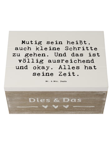 Mr. & Mrs. Panda Box Spruch Selbstvertrauen stärken mit Spruch in Weiß