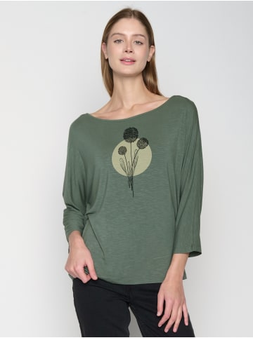 GreenBomb Longsleeve Nature Allium in Moos Grey