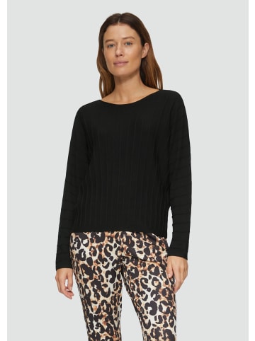 s.Oliver BLACK LABEL Strickpullover langarm in Schwarz