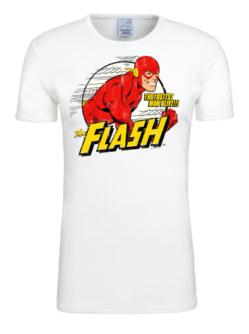 Logoshirt T-Shirt The Fastest Man Alive in altweiss