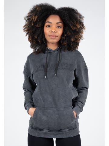 Gorilla Wear Übergroßer Damen-Hoodie - Crowley - Grau Gewaschen